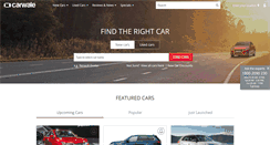 Desktop Screenshot of carwale.com